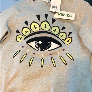 Grey evil eye Kenzo women’s sweater